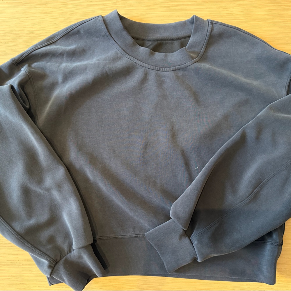 lululemon athletica Women's Crewneck Sweatshirt in Charcoal Gray